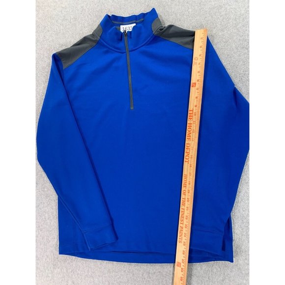 Nike Quarter Zip Long Sleeve Golf Pullover (Men's Large) Blue - Picture 5 of 12